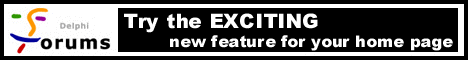 Create a free forum on Delphi.com -- click here